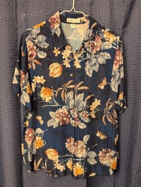 Coldwater Creek short sleeve blouse L